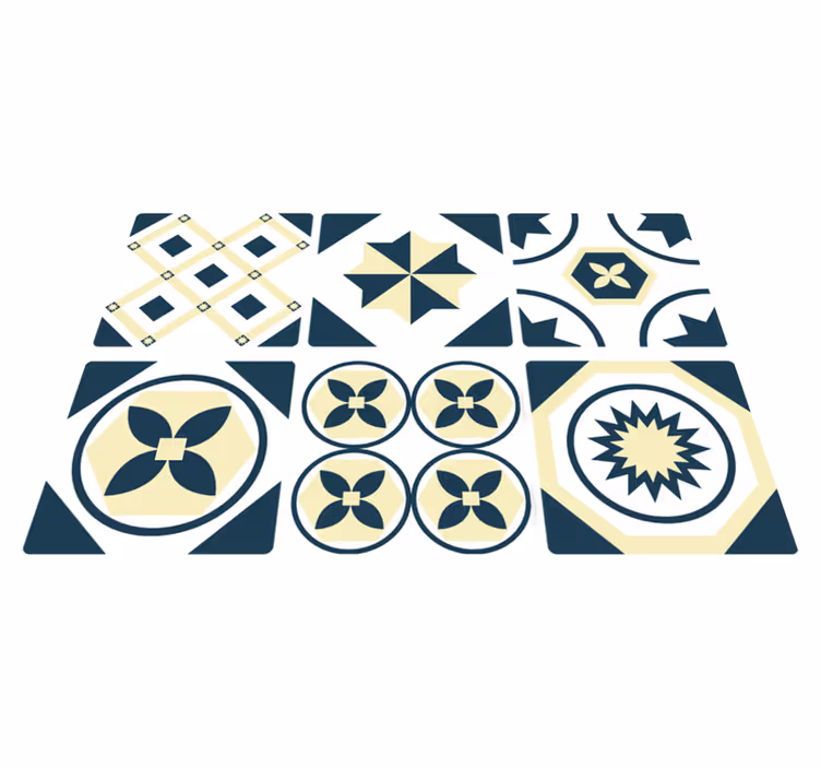 Tapete vinílico cozinha azulejos alionsa - TenStickers