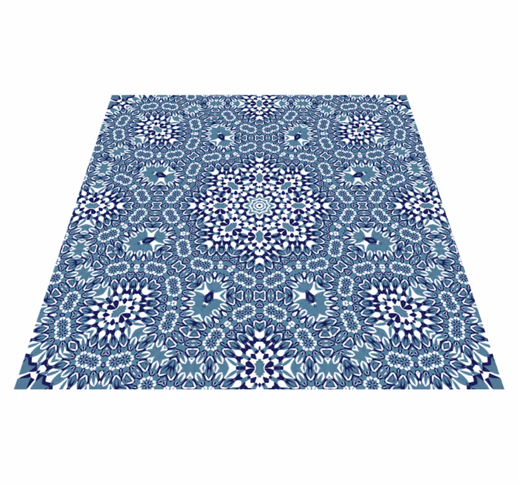 Tapete vinílico cozinha mandala de mosaico - TenStickers