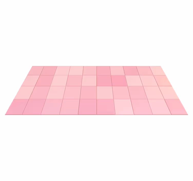 Tapete vinílico cozinha azulejos quadrados rosa - TenStickers