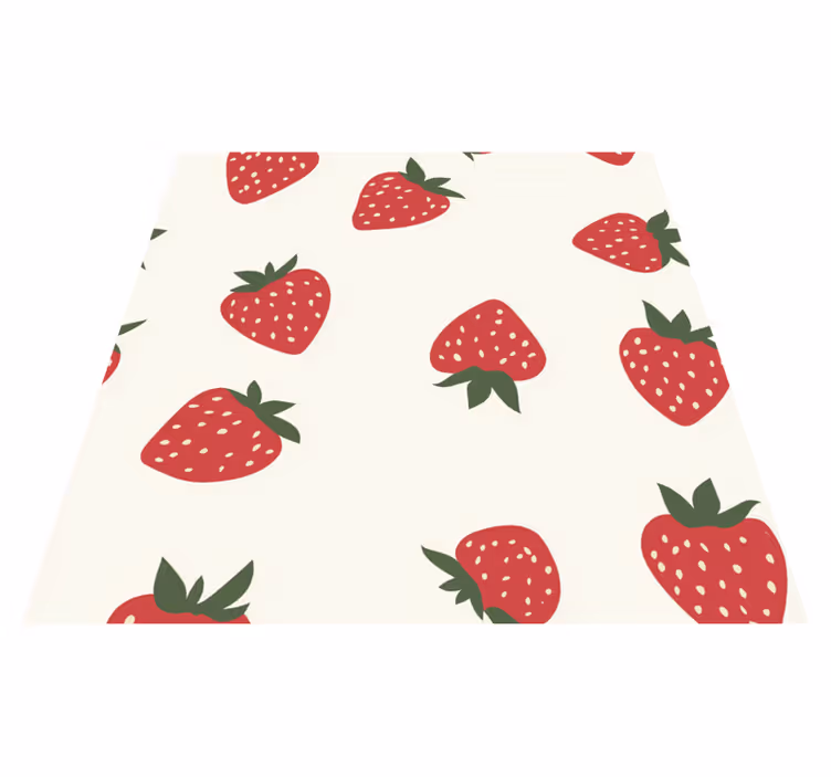 Tapete vinílico cozinha com design de frutas cereja - TenStickers