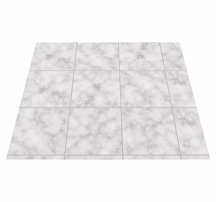 Tapete vinílico cozinha azulejo branco quadrado - TenStickers