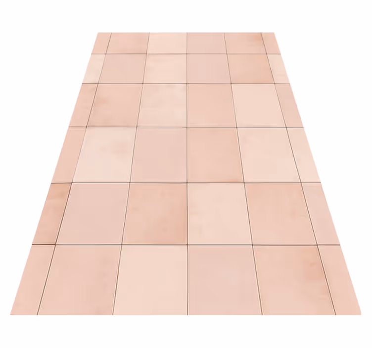 Tapete vinílico cozinha padrão de azulejos rosa - TenStickers