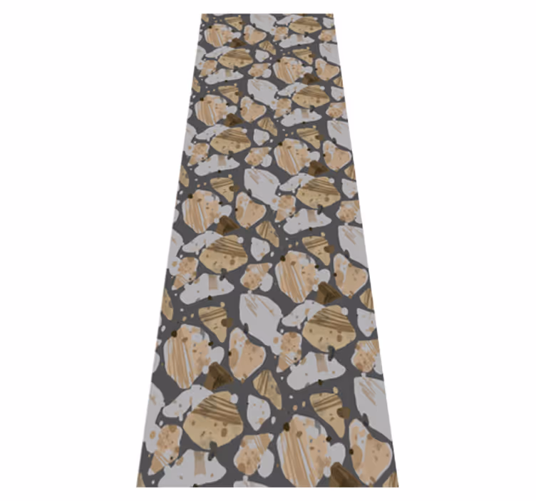 Tapete vinílico quarto padrão cimento terrazzo - TenStickers