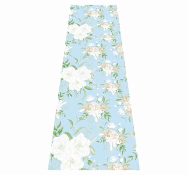 Tapete vinílico quarto estilo grandmillenial floral selvagem - TenStickers