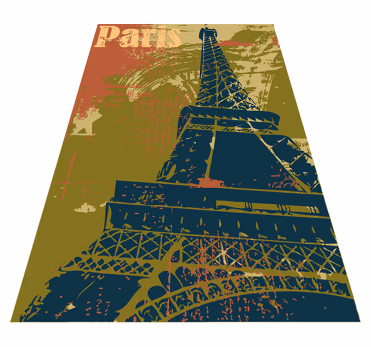 Tapete vinílico quarto pôster decorativo paris - TenStickers