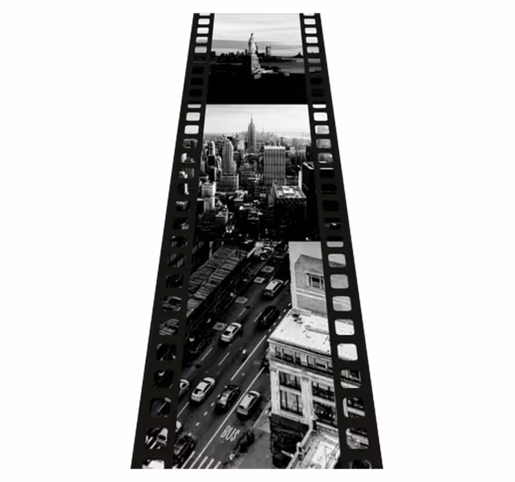 Tapete vinílico quarto colagem de fotos de nyc - TenStickers