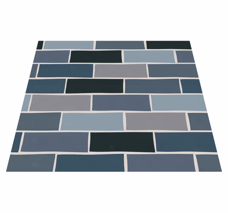 Tapete vinílico quarto tijolos cinza pedra ornamental - TenStickers