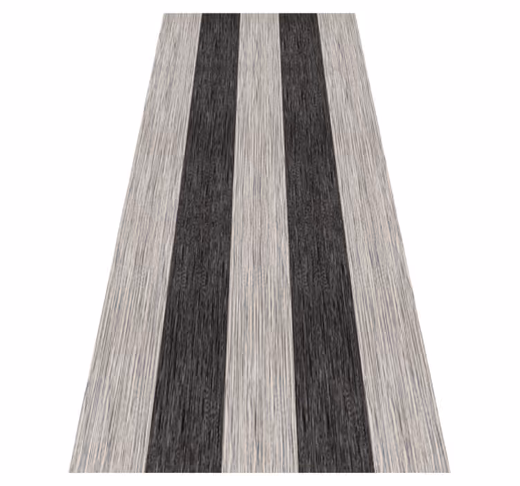 Tapete vinílico quarto efeito madeira preto e branco - TenStickers