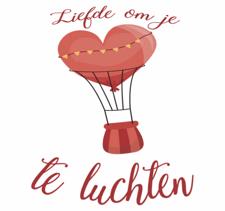 Tapete vinílico quarto amor para alegrar seu coração - TenStickers