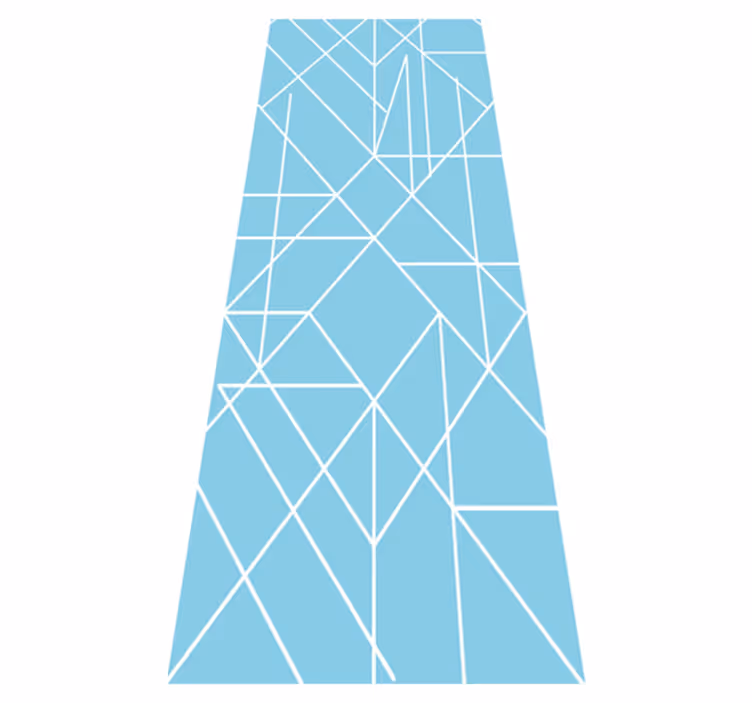 Tapete vinílico nórdico mosaico geométrico - TenStickers