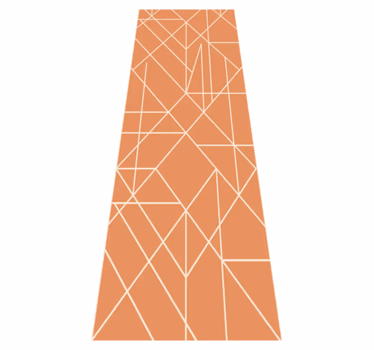 Tapete vinílico nórdico mosaico geométrico apex - TenStickers