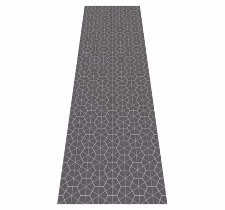 Tapete vinílico nórdico padrão hexagonal minimalista - TenStickers