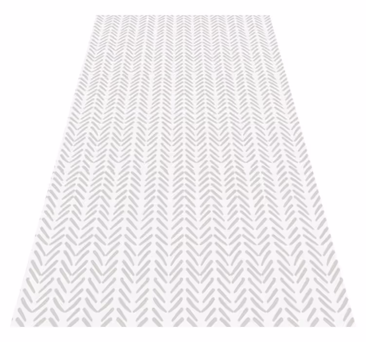 Tapete vinílico nórdico linhas abstratas cinzas zig zag - TenStickers