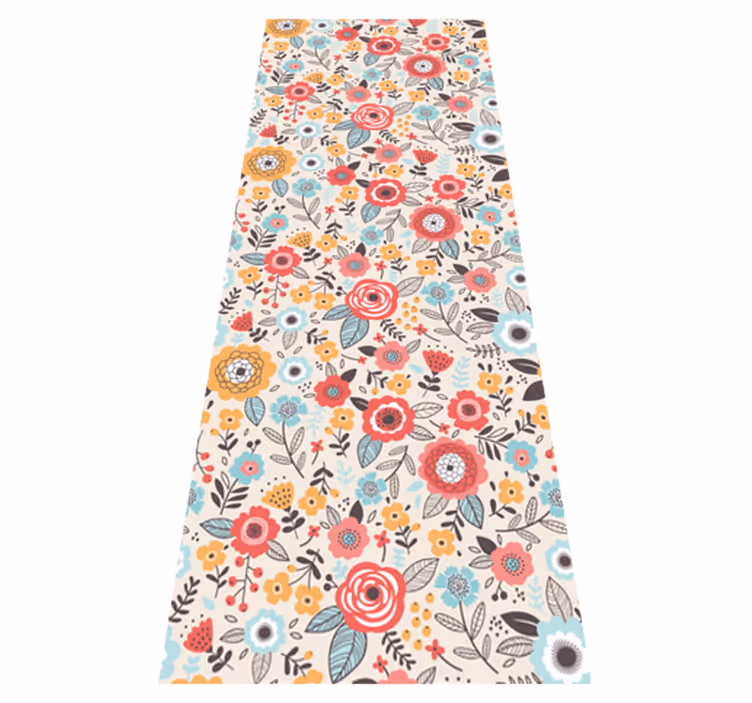 Tapete vinílico natureza estampa floral 'ditsy' - TenStickers