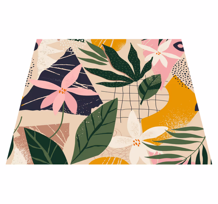 Tapete vinílico natureza um jardim em casa - TenStickers
