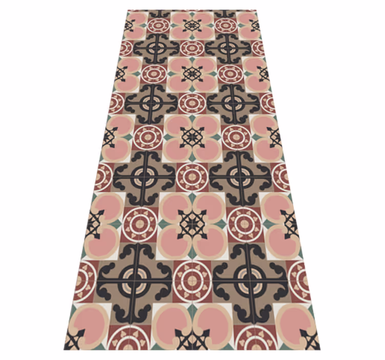 Tapete vinílico vintage com azulejos toledanos - TenStickers