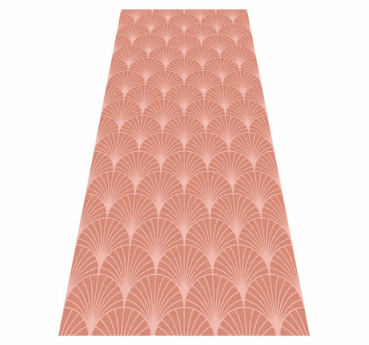 Tapete vinílico vintage padrão de palmeiras em rosa dourado - TenStickers