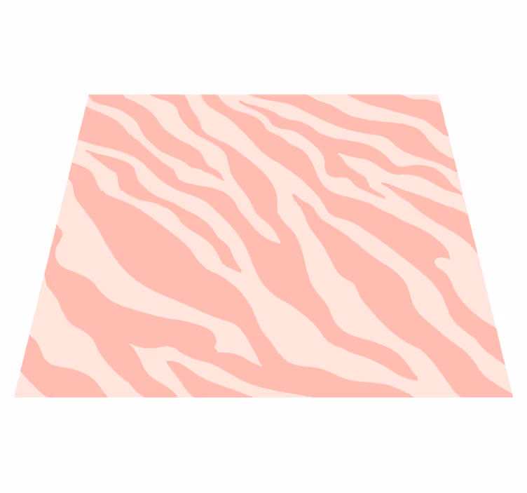 Tapete vinílico de animais estampa zebra rosa - TenStickers