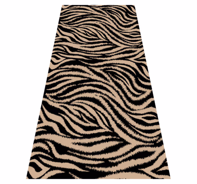 Tapete vinílico de animais com estampa de zebra - TenStickers