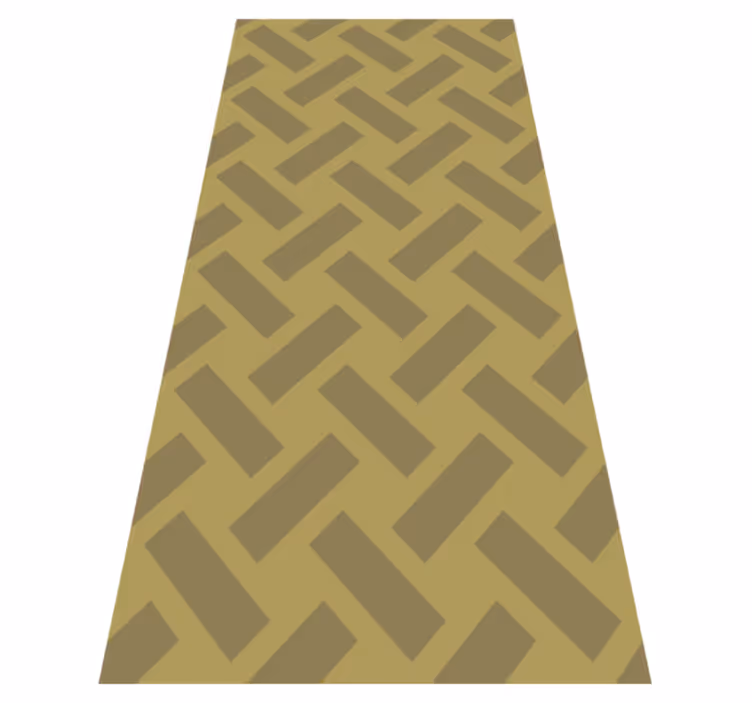 Tapete vinílico texturas padrão geométrico amarelo - TenStickers