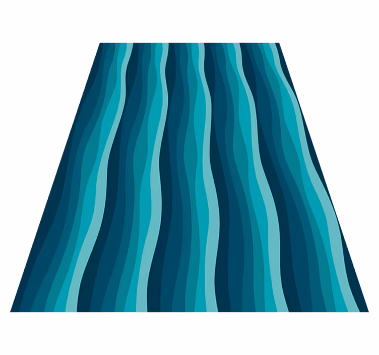Tapete vinílico texturas desenho das ondas - TenStickers