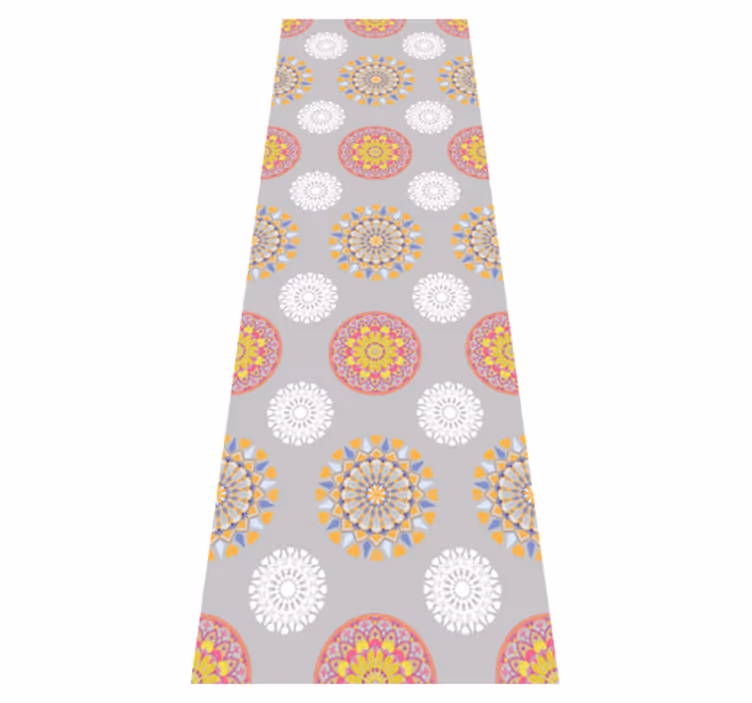Tapete vinílico vintage círculos de mandala brilhantes - TenStickers