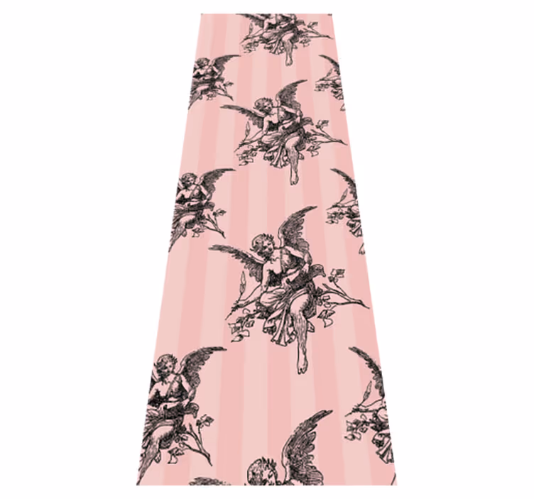 Tapete vinílico vintage com estampa toile de jouy - TenStickers