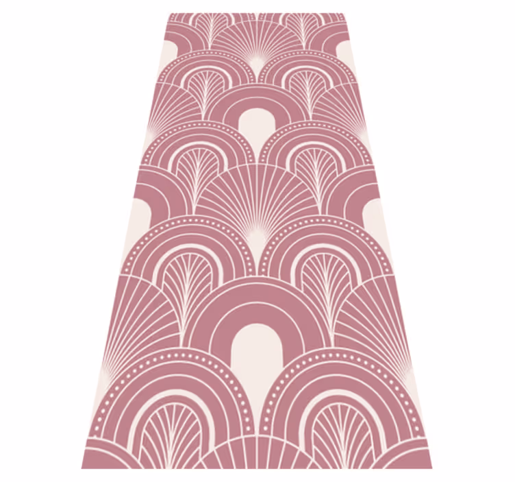 Tapete vinílico vintage estilo decorativo arco rose gold - TenStickers