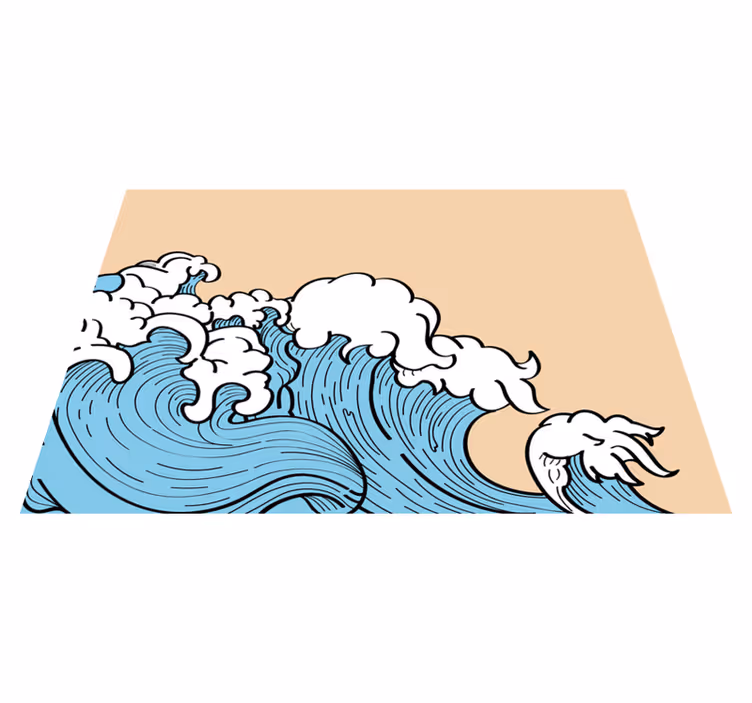 Tapete vinílico vintage estética pop dos anos 70 - TenStickers
