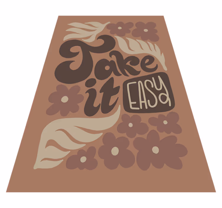 Tapete vinílico frases e textos para relaxar - TenStickers