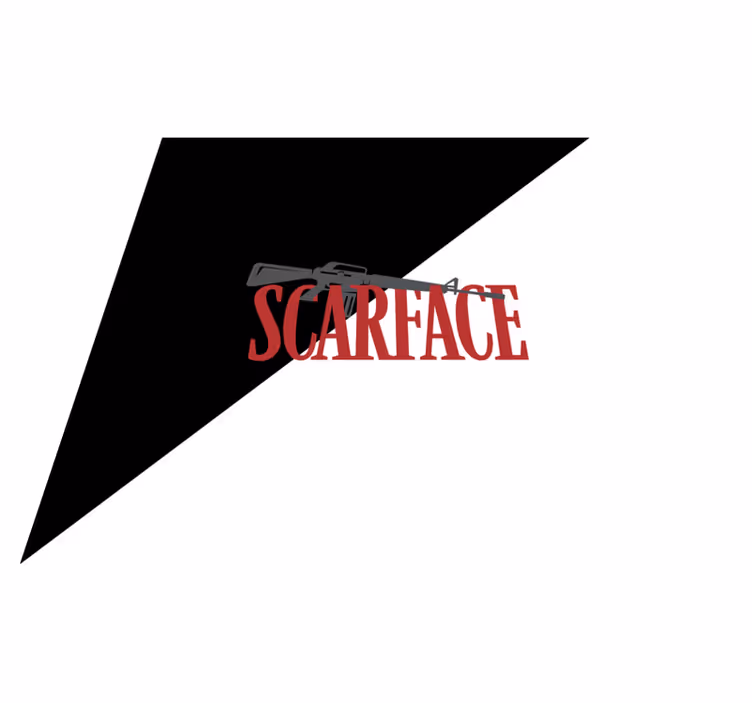 Tapete vinílico frases e textos imagem de scarface - TenStickers