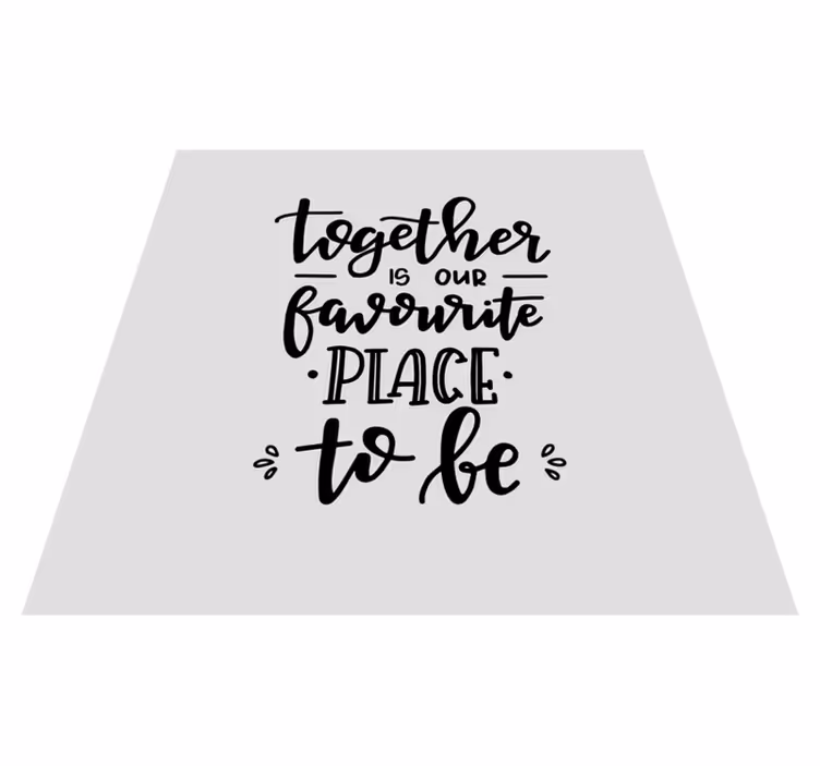 Tapete vinílico frases e textos juntos - TenStickers