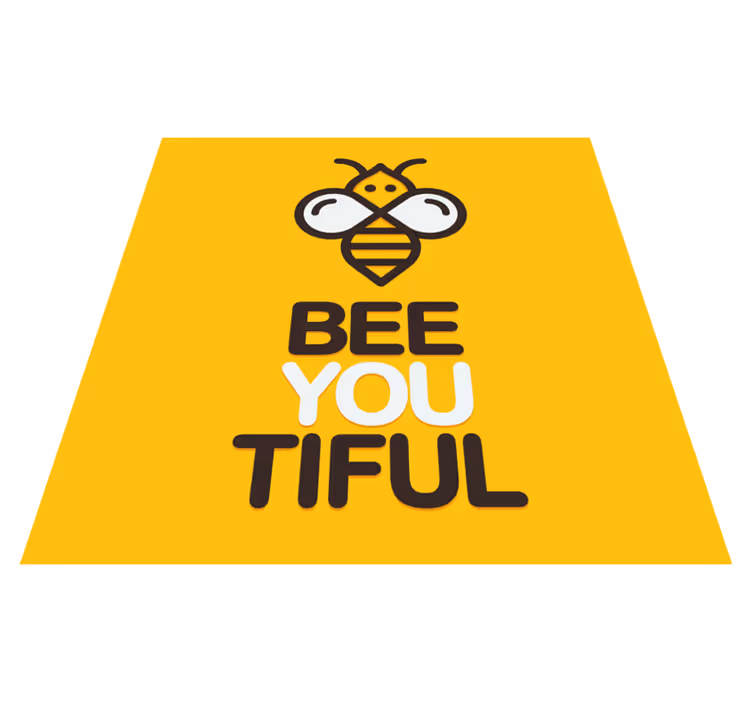 Tapete vinílico frases e textos você é tão linda - TenStickers