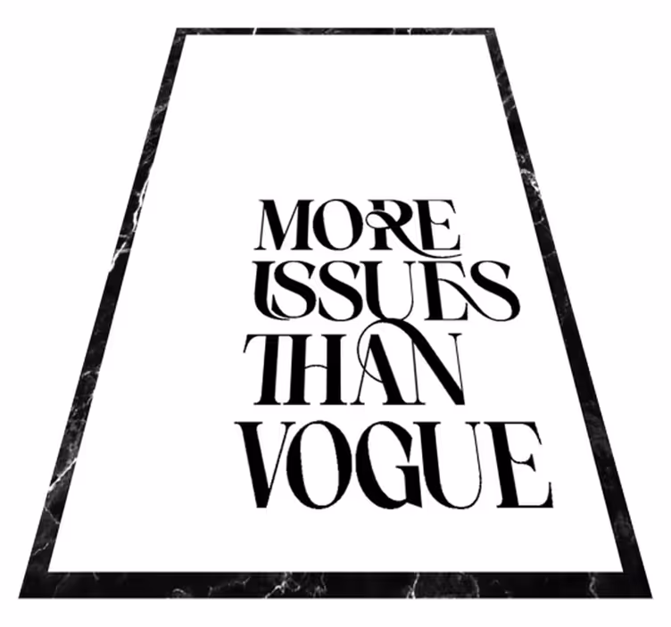 Tapete vinílico frases e textos mais problemas que moda - TenStickers