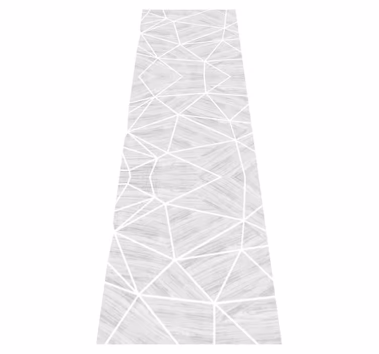 Tapete vinílico texturas padrão geométrico madeira prata - TenStickers