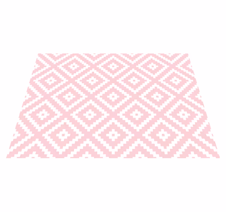 Tapete vinílico texturas padrão geométrico rosa - TenStickers