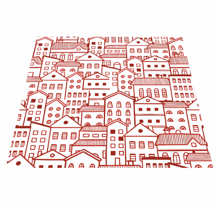 Tapete vinílico texturas efeito quadrinhos urbanos - TenStickers