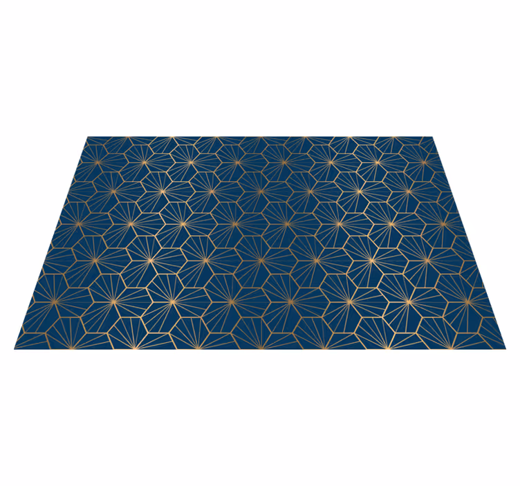 Tapete vinílico geométricas com padrão geométrico elegante - TenStickers