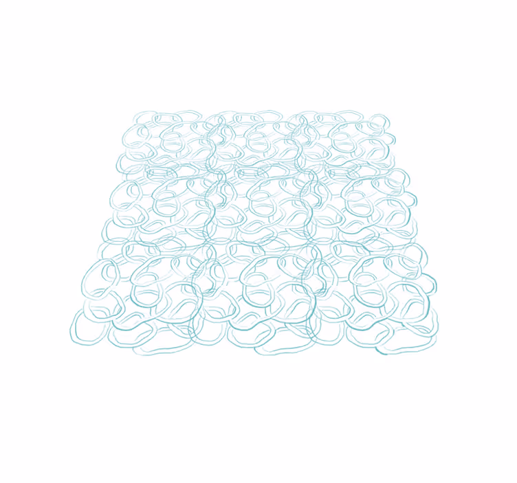Tapete vinílico geométricas circulares abstratas modernas - TenStickers