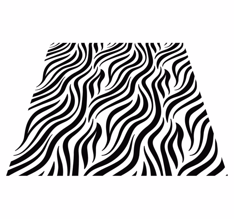 Tapete de vinil com estampa animal zebra - TenStickers