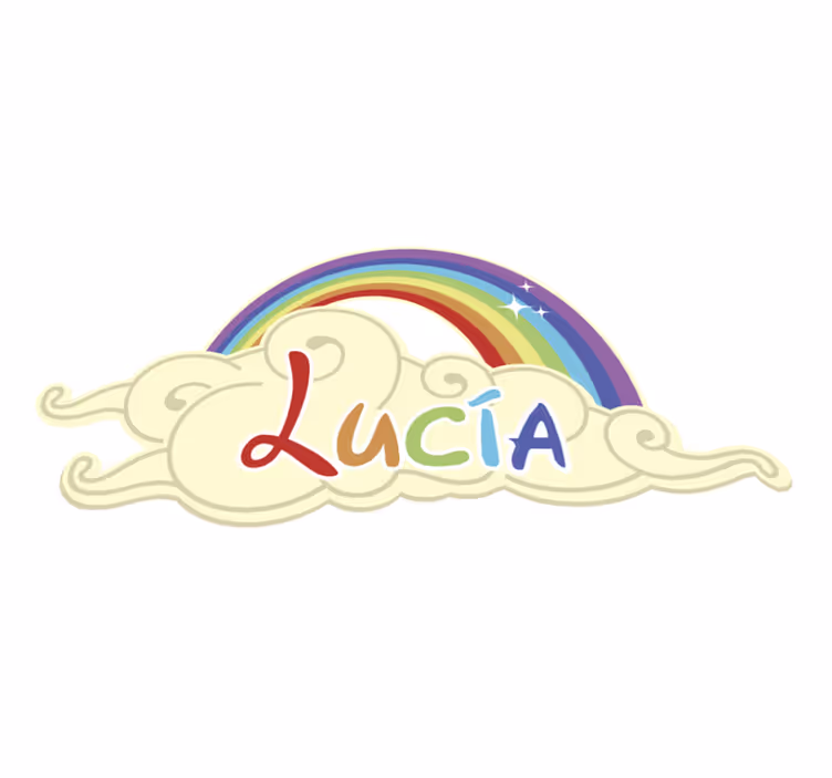 Tapete de vinil personalizável O arco-íris - TenStickers