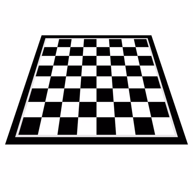 Tapete de vinil jogo de tabuleiro de xadrez - TenStickers