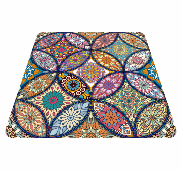 Tapete de vinil Mandalas em cores - TenStickers