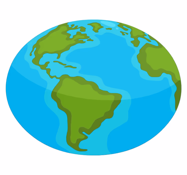 Tapete de vinil globo terrestre - TenStickers