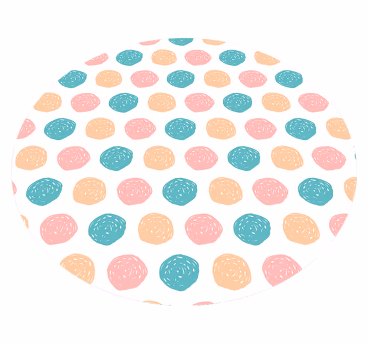 Tapete de vinil minimalista bolinhas - TenStickers