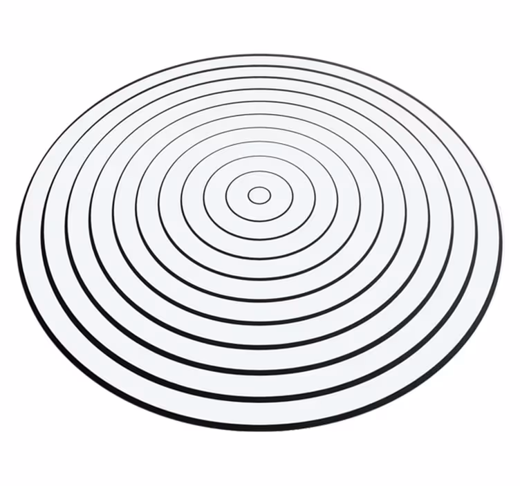 Tapete de vinil minimalista Ondas de som - TenStickers