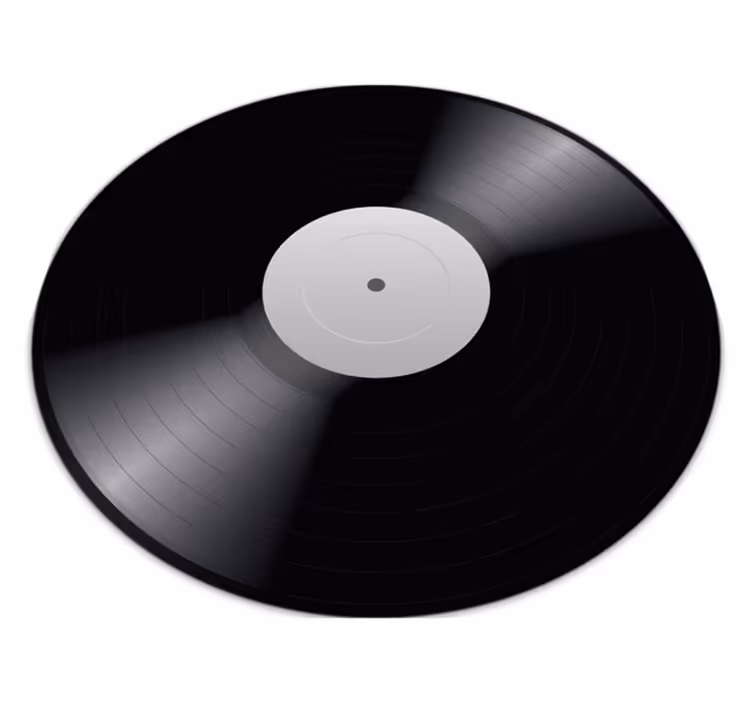 Tapete de vinil vintage Disco de vinil - TenStickers