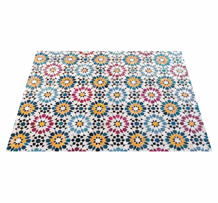 Tapete de vinil com motivos florais - TenStickers