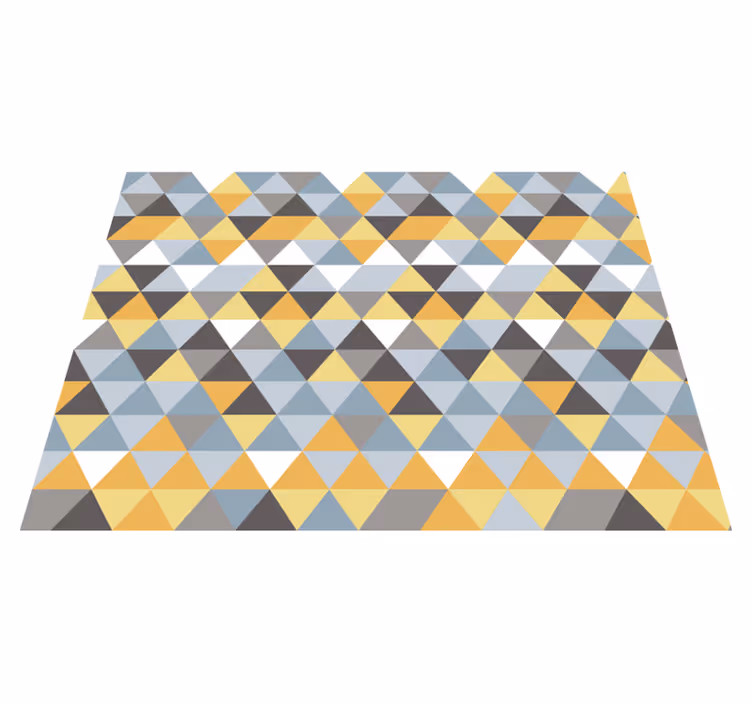 Tapete de vinil estilo nórdico triângulos pastel - TenStickers
