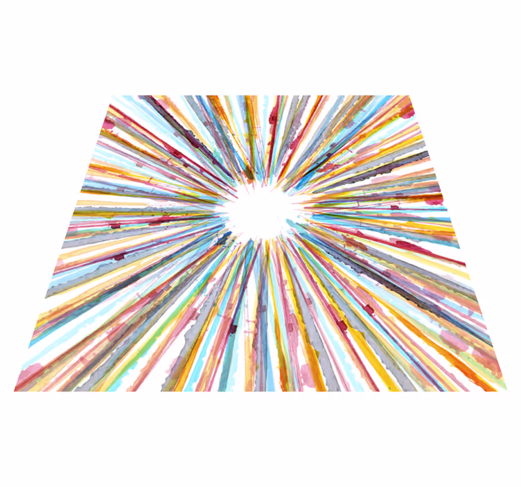 Tapete de vinil listrado em aquarela - TenStickers